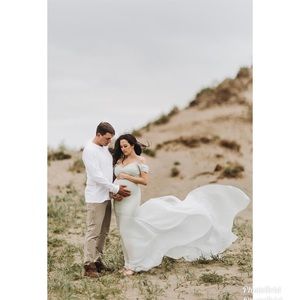 Mint light green Maternity Dress for Photoshoot